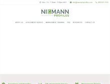 Tablet Screenshot of niemannprofiles.com